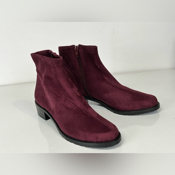 RON WHITE Mulberry GORGI suede ankle boots size 38.5/8US. - Picture 3 of 10